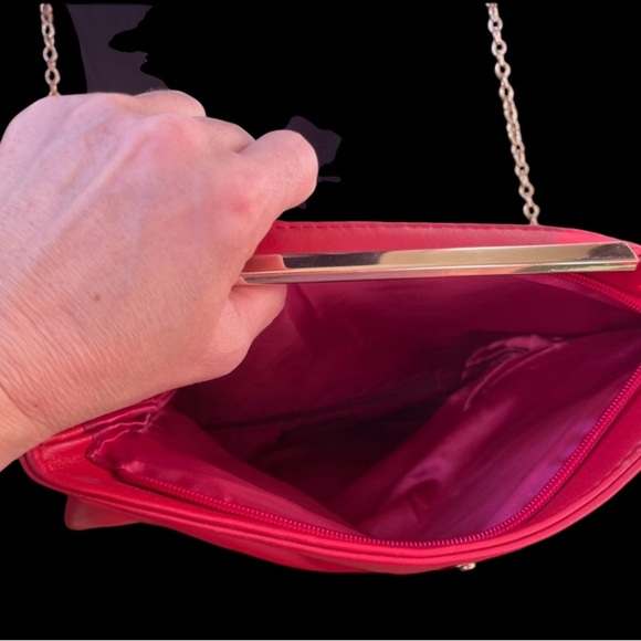 Red Clutch Purse - Picture 5 of 7